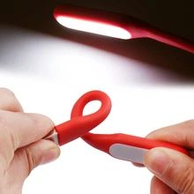 1 шт. Мини Портативный 2835SMD USB светодиодный светильник 5 в 1,2 Вт супер яркий книжный светильник лампа для чтения для внешнего аккумулятора ПК ноутбука