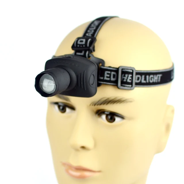 2018 HOT MINI LED Headlamp Flashlight Frontal Lantern Zoomable Head Torch Light Bike Riding Lamp For Camping Hunting Z25