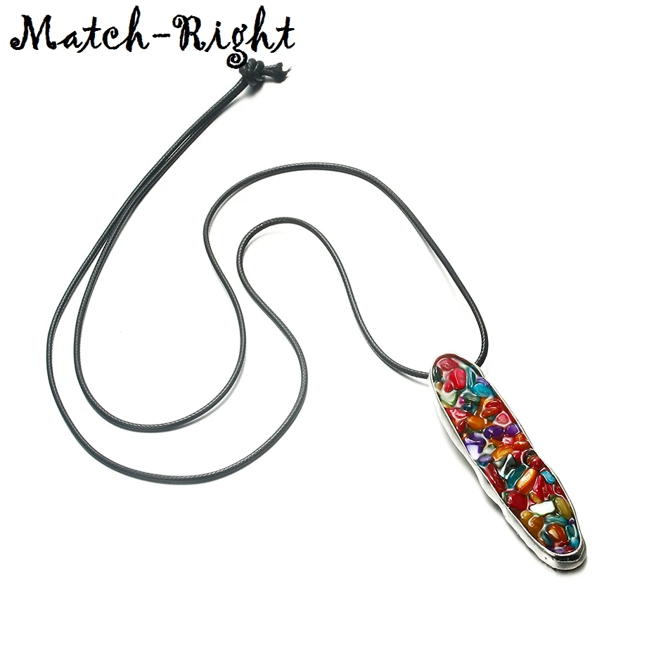 

Match-Right Necklaces & Pendants Women/Statement/Beads/Vintage/Lady/Long/Stone Necklace Women Neck Pendants for Women LY020