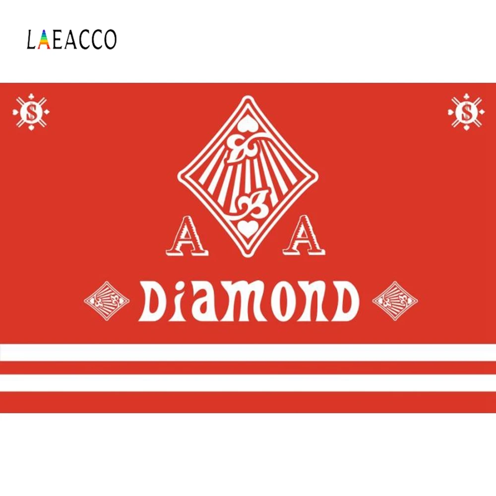 

Laeacco Playing Cards 4 Colors Red Black Portrait Backdrop Photography Background Photographic Backdrops For Photo Studio