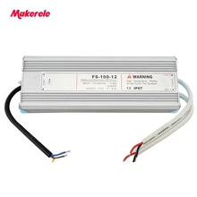 IP65 LED waterproof 100w 5v 12v 15v 24v 48v SMPS LED Switching Power Supply Constant Voltage Driver, 220v ac/dc Lighting meanwell mdr 40 5v 12v 24v 48v 40w din rail power supply ac dc driver ac dc voltage led strip 110v 220v laboratory power supply
