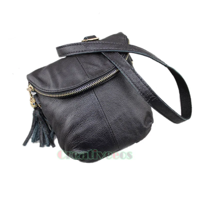New Women's Genuine Leather Vintage Shoulder Messenger Crossbody Flap  Casual Bag Pouch Purse