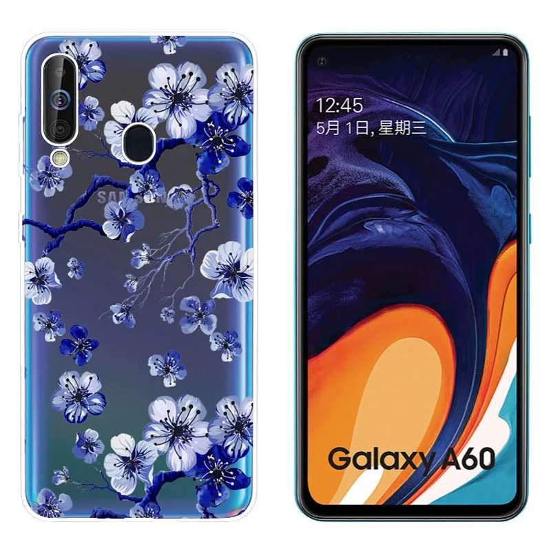 Cases For Samsung Galaxy A60 Cover Soft Silicone Printing Cover Back Case Fundas Cover For Samsung A60 A605F A605 A50 A30 A10
