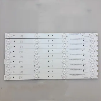 

8pcs 395mm LED Backlight Lamps strip kit Board w/ Optical Lens Fliter for 42inch 43inch 46inch LCD LED TV 12V