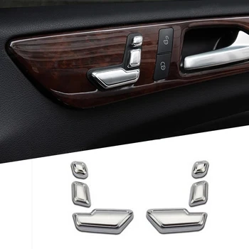 

New Chrome Door Seat Adjust Button Switch Cover Trim for Mercedes Benz B-Class W246 2012 2013 2014 2015