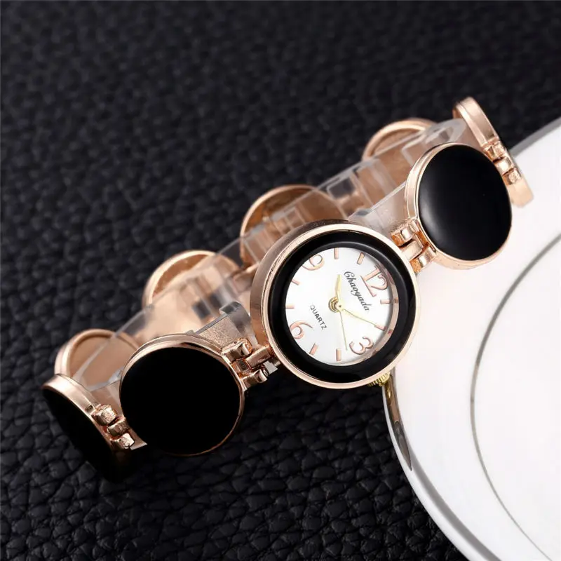 Элитный бренд часы-браслет Для женщин дамы кварцевые часы наручные розовые эмали ремень Аналоговые часы платье часы Saat Relogio Feminino