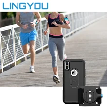 Быстросъемный спортивный нарукавный чехол браслет-держатель для телефона с полной защитой чехол для телефона для iPhone Xs Xr X 8 7 для бега в спортзале