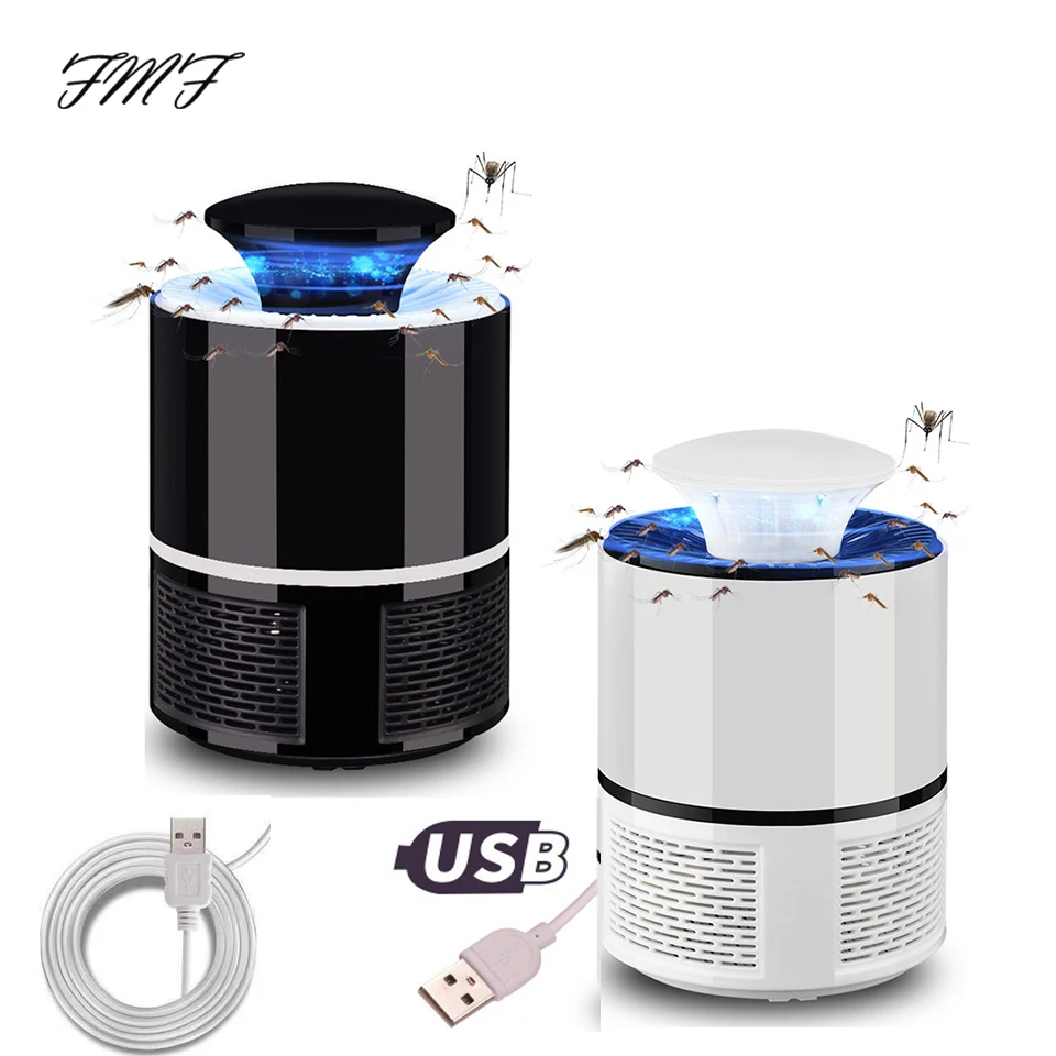 

New USB Electric Mosquito Killer LED Light Lamp Anti Mosquito Photocatalysis Mute Bug Insect Killer Pest Repeller Help Sleep