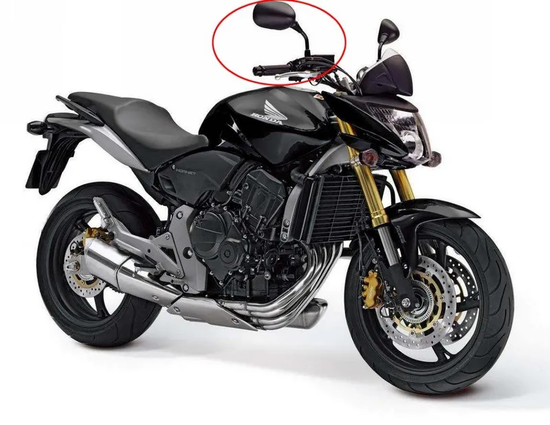 Зеркало заднего вида для мотоцикла Honda NSS250 Forza 250 FJS400 FJS600 серебряное крыло FSC600 SH300