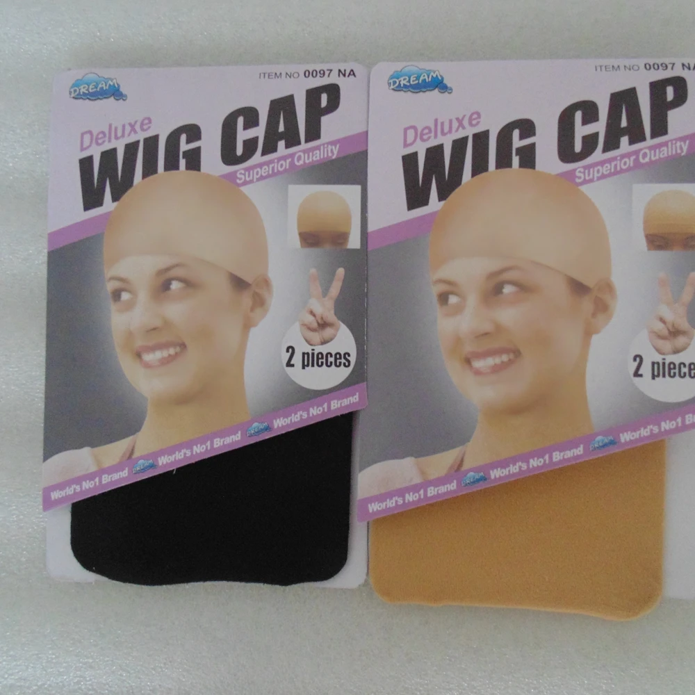 50pcs/Lot Hair Mesh Wig Cap Hair Nets Wig Liner Hairnet Snood Glueless Dome Wig Cap Stretchable Elastic New Deluxe Dream Hairnet
