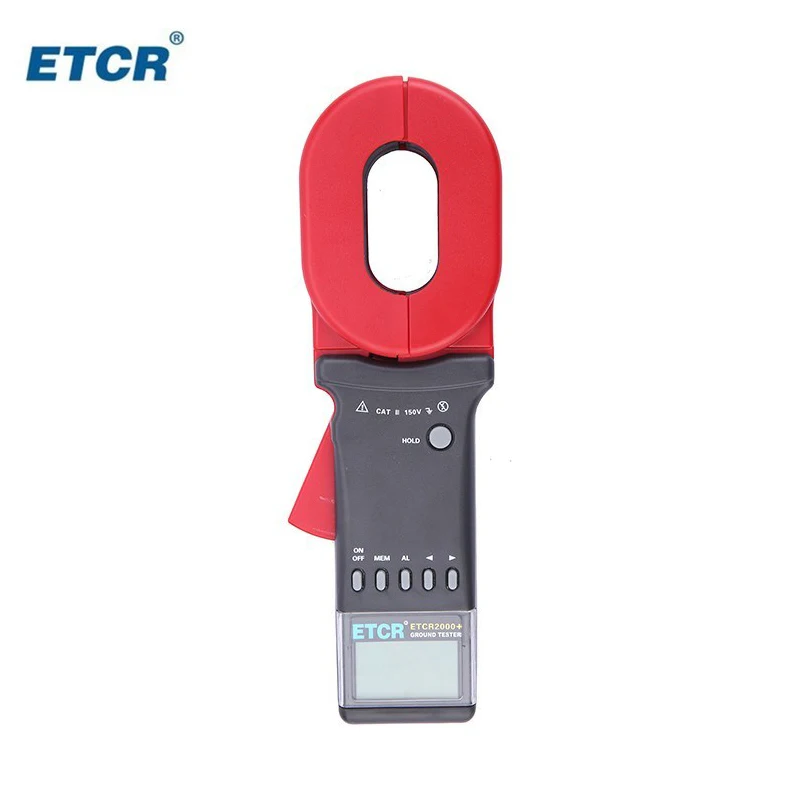

ETCR2000A Digital Clamp On Ground Earth Resistance Tester circuit resistance meter lightning protection grounding measurement