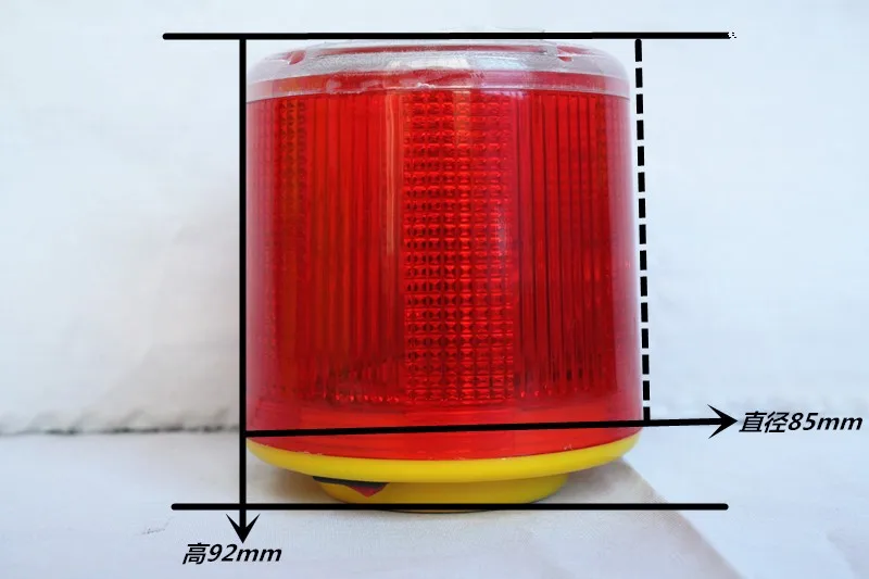 Magneticd Солнечный roa строительной техники безопасности Предупреждение Сигнальная лампа светодиодный предупреждение свет вспышки лампа