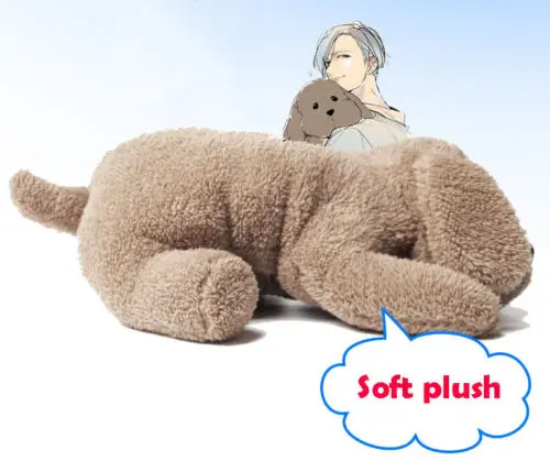 Аниме Юри! На льду Виктор Makkachin с рисунком пуделя для женщин плюшевая коробка