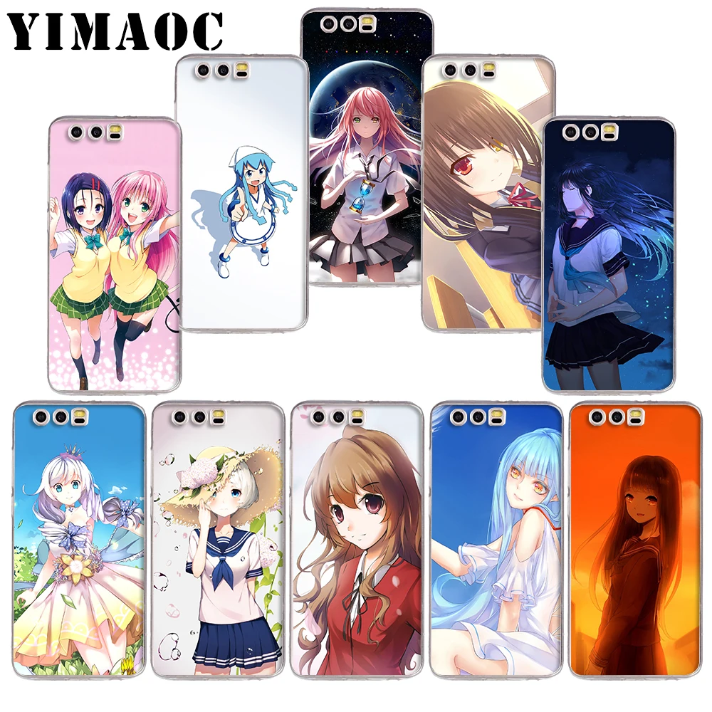 

YIMAOC 280z Uniform beauty girl Soft TPU Case for Huawei Honor 10 9 lite 7A Pro 7C 7X 8X Nove 3 3i