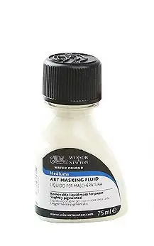 Winsor Newton Акварельная краска Mediums Art маскирующая жидкость Переливающаяся medium75мл - Цвет: Art Masking Fluid