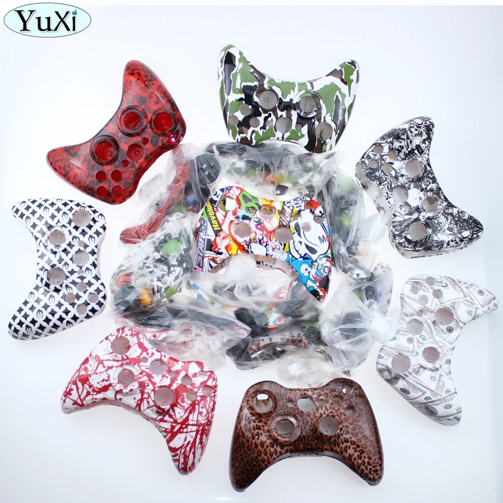 

Wood grain multi-color Chrome handle case Housing Shell Case with button for xbox360 xbox 360 Wireless Controller