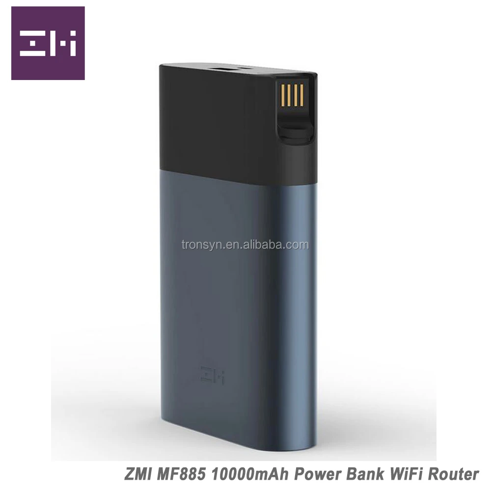  ZMI MF885 3G 4G Power Bank WiFi Router With 10000mAh Battery And Support QC2.0 Fast Charge
