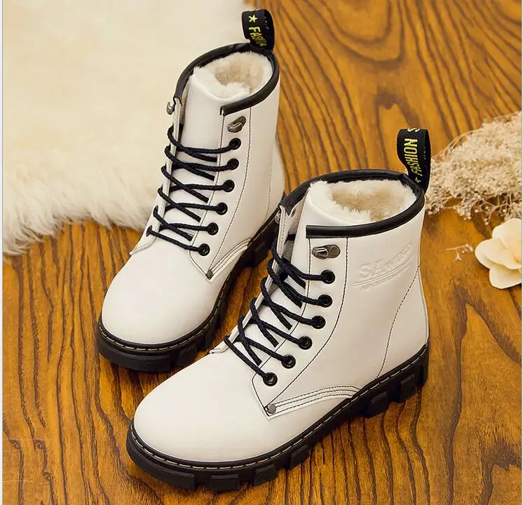 

New 2017 Autumn Early Winter Shoes Women Flat Heel Boots Fashion Women's Boots Brand Woman Ankle Botas Hard Outsole woman