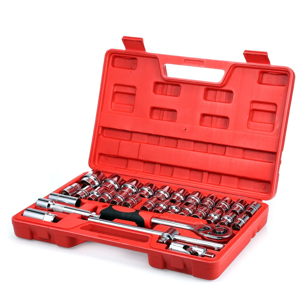 32pcs Socket Ratchet Wrench Automobile Professional Repair Tools Kit
