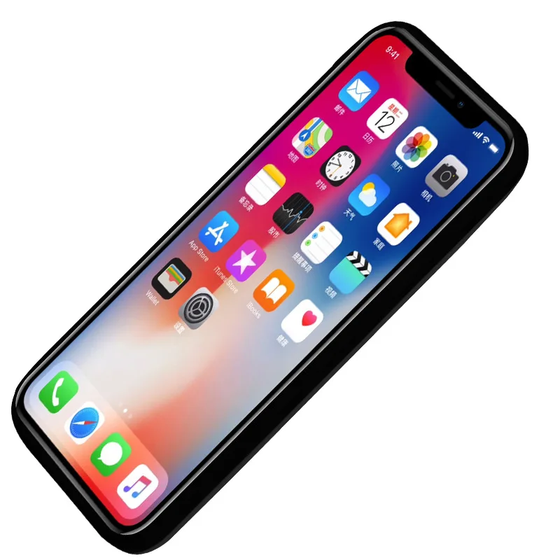 Egeedigi Силиконовый противоударный чехол для зарядного устройства для iPhone X XS 5000 мАч чехол для внешнего зарядного устройства тонкий чехол для внешнего зарядного устройства