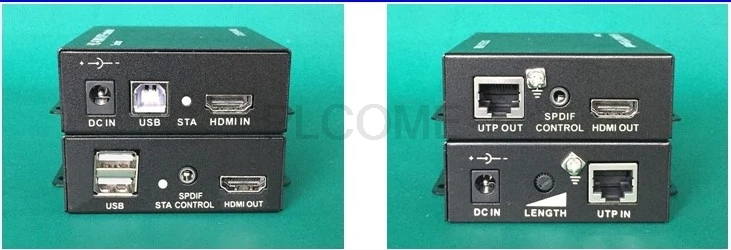 HDMI KVM UTP удлинитель Беспроводная USB клавиатура мышь 100 200 метров по сети RJ45 CAT5/5e/6