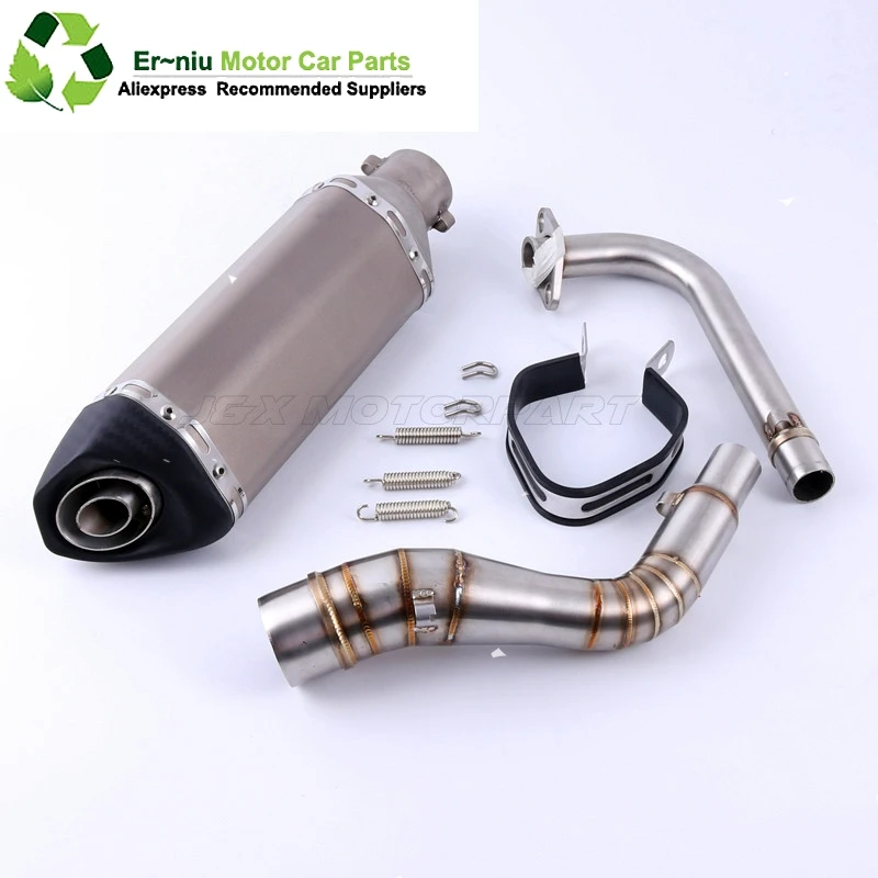 

NMAX155 Motorcycle Exhaust muffler Slip-On Full System contact middle pipe + exhaust For YAMAHA NMAX 155 NMAX 125 N MAX155