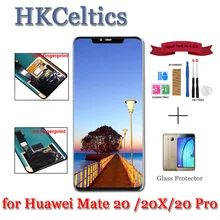 Для huawei mate 20 pro lcd дисплей+ кодирующий преобразователь сенсорного экрана в сборе Замена для huawei mate 20 X huawei mate 20 HMA-AL00 lcd