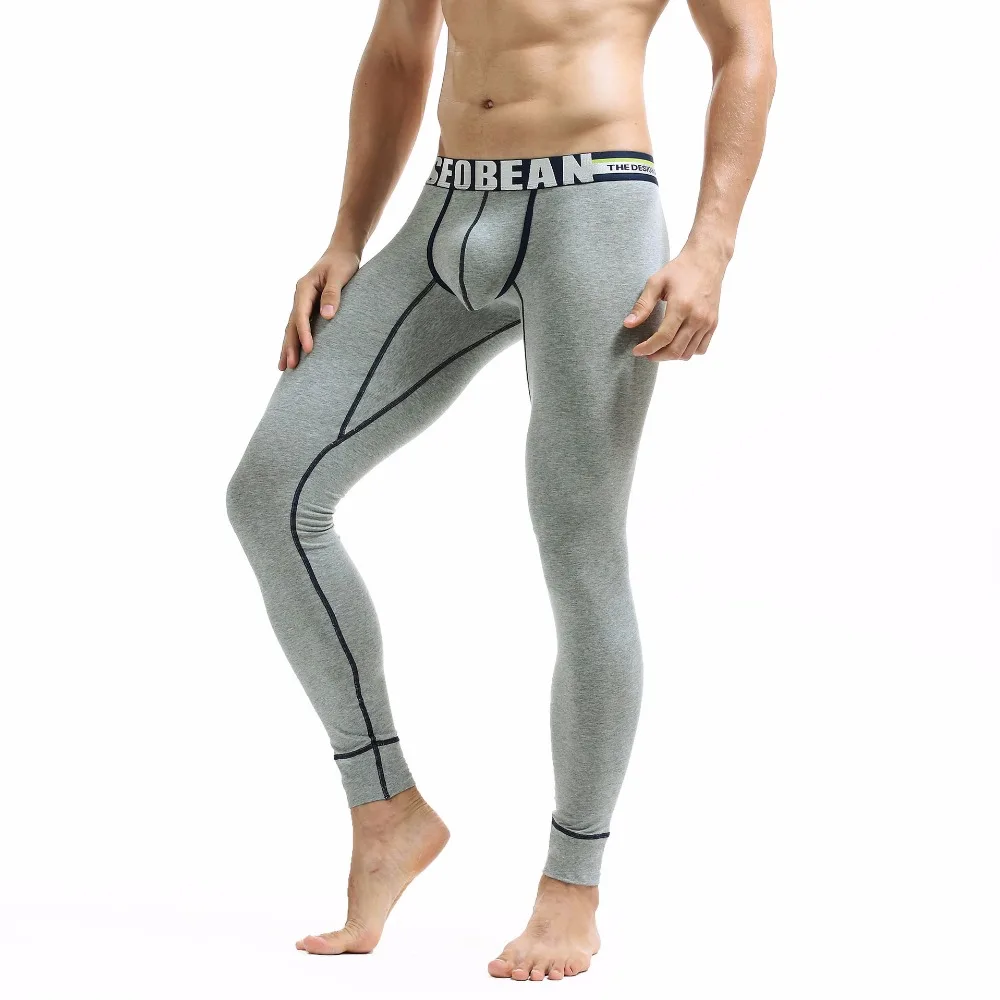 New Male Thicken Elastic Warm Cotton Men Thermal Underwear Autumn Winter Brand Clothing Man