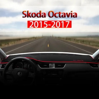 

1PCS Car Dashboard Center Console Cover Dash Mat Protector Sunshield Cover Accessories For SKODA Octavia 2015 2016 2017