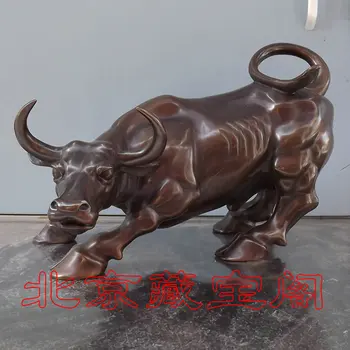 

Seiko pure copper ornaments Vaughan cattle bull ornaments Zhaocai copper cattle Wang Wall Street bull stock market bull.