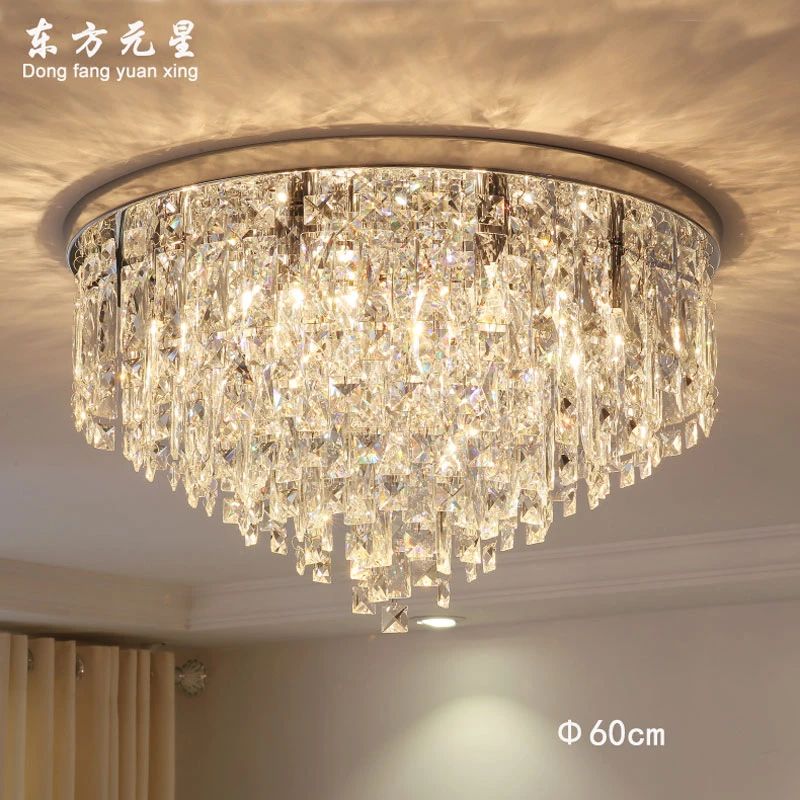 Crystal Ceiling Lamp Light Luxury Lighting Living Room Dining Room Household Bedroom Light Gallery Interior Design Home Decor Ceiling Lights Aliexpress