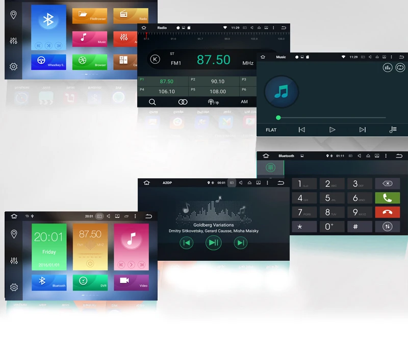 Perfect IPS 8 Core Android 8.0 OS Special Car DVD for Peugeot 408 2010-2011 & Peugeot 308 I (T7) 2008-2011 with 1024*600 Resolution 8