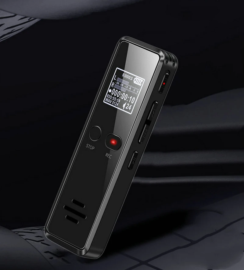 Volemer V90 Digital Voice Activated Recorder Dictaphone Long Distance Audio Recording Mp3 Player Noise Reduction Wav Recording (9)