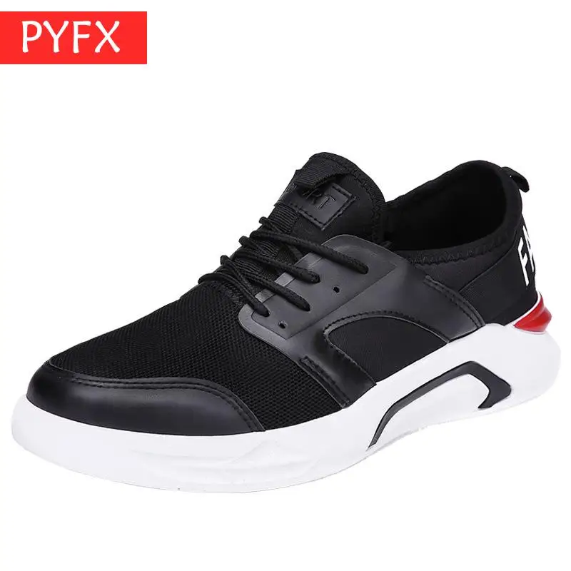 

Fall 2019 New Fashion Thick Bottom Breathable Black Portable Men's Running Shoes Korean Fitness Leisure On Shoes Unisex Sneakers