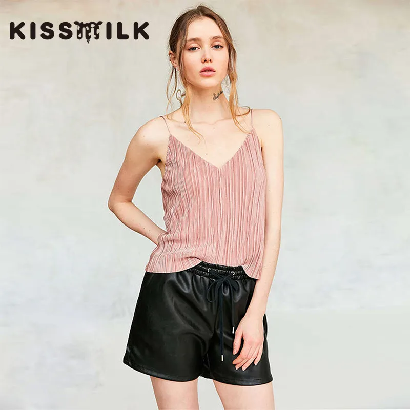 

plus size summer western style fashion loose solid color backless 3XL-7XL pink spaghetti strap overweight woman's Casual Camis