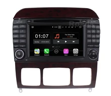 Quad core 1024*600 Android 5.1.1 Car DVD Player GPS for Benz S Class W220 S320 S400 S420 S430 S280 S350 Radio WiFi BT