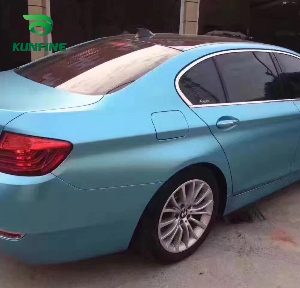 Car Vinyl film Body Sticker Car sticker Electro-optic Lake blue  (5)