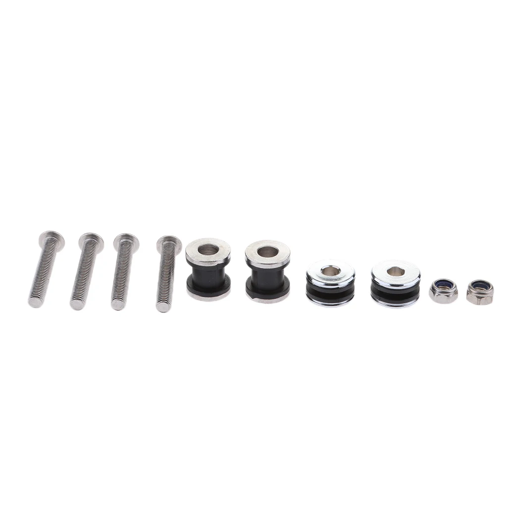 1 Set Detachable Back Rest Docking Hardware Kit for Harley 2014-later XL1200T Models