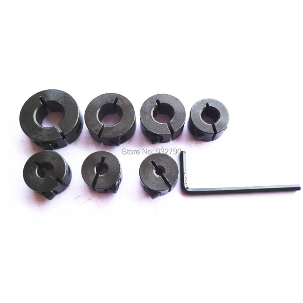 Drill Bit Depth Stop Collars Split Ring Set Woodworking Wood Drills New