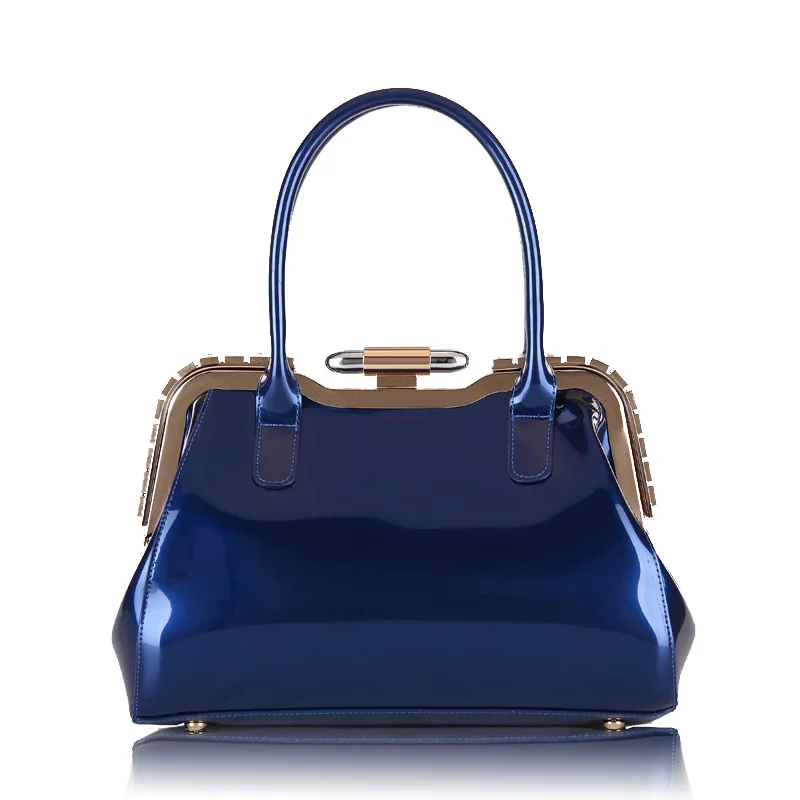 

Patent leather handbag women messenger bags women handbags designer evening wedding women shoulder bag totes female 2017