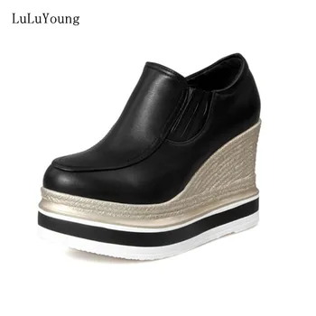 

2018 women ankle boots female autumn shoes wedges shoes high heels sy-1966