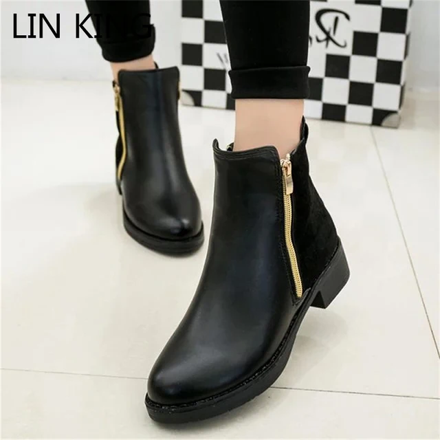 Women Simple Boots Zipper Women Simple Boots Zipper