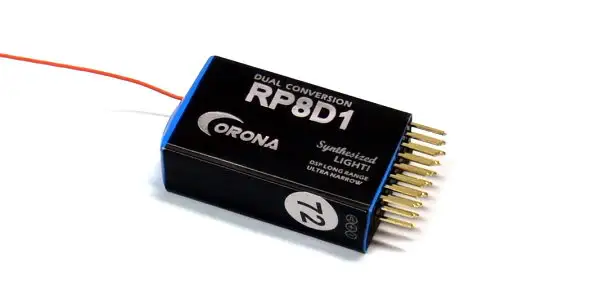 

Corona RP8D1 8ch 35/40MHz Dual Conversion Receiver Futaba JR