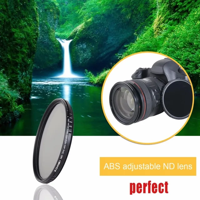 Cheap Zomei Ultra Slim ABS Adjustable Neutral Density Fader Filter Fading Control Filter For Canon For Sony For Nikon DSLR Camera Cheap Zomei Ultra Slim ABS Adjustable Neutral Density Fader Filter Fading Control Filter For Canon For Sony For Nikon DSLR Camera