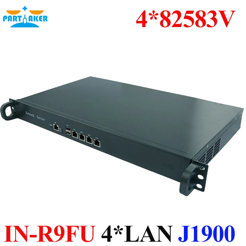 Брандмауэр J1900 маршрутизатор с 4 82583V LAN IU стандартная стойка монтажа Pfsense сервер приёмник Брандмауэр J1900 маршрутизатор с 4 82583V LAN IU стандартная стойка монтажа Pfsense сервер приёмник