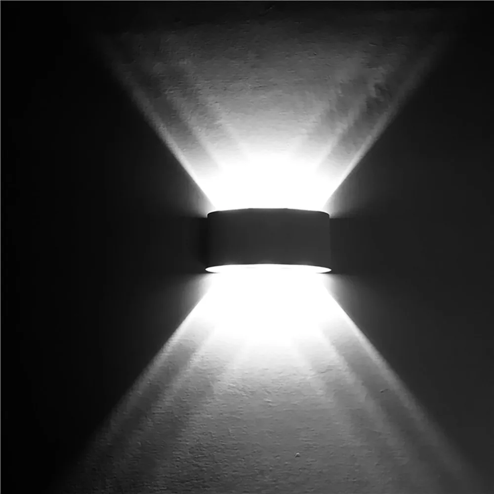 

Outdoor waterproof 8W double headed Hotel exterior wall decorative wall lamp