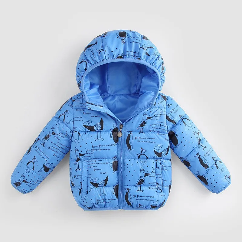 CROAL CHERIE 80-130cm Winter Parks Jacket For Girls Child Windbreaker Graffiti Printing Clothes For Boys Kids Girls Winter Coat (5)
