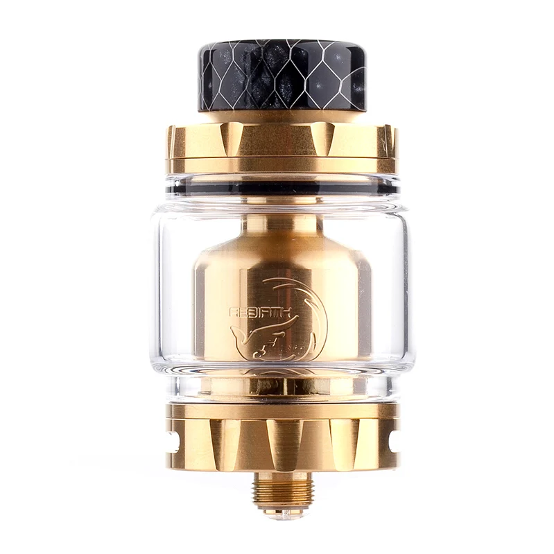 Новейший vape Танк Hellvape Rebirth RTA 25 мм диаметр 2 мл бак с 810 полимерным дриптипом для