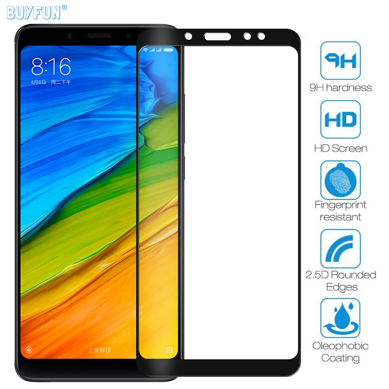 Закаленное стекло для redmi 5 plus 6 pro Защита экрана xiaomi a2 lite mi 8 mi8 se note global a1 mi6 6a s2