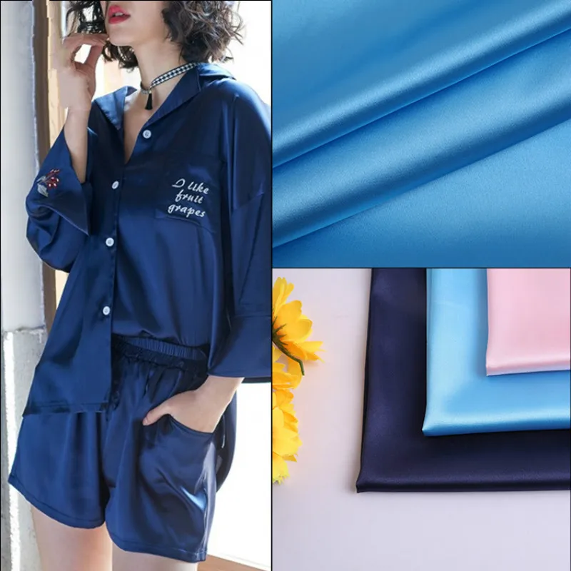 

Light Encryption Elastic Satin Cloth Polyester Spandex Satin Pajamas Home Fabric Digital Printing Fabric Textile Material